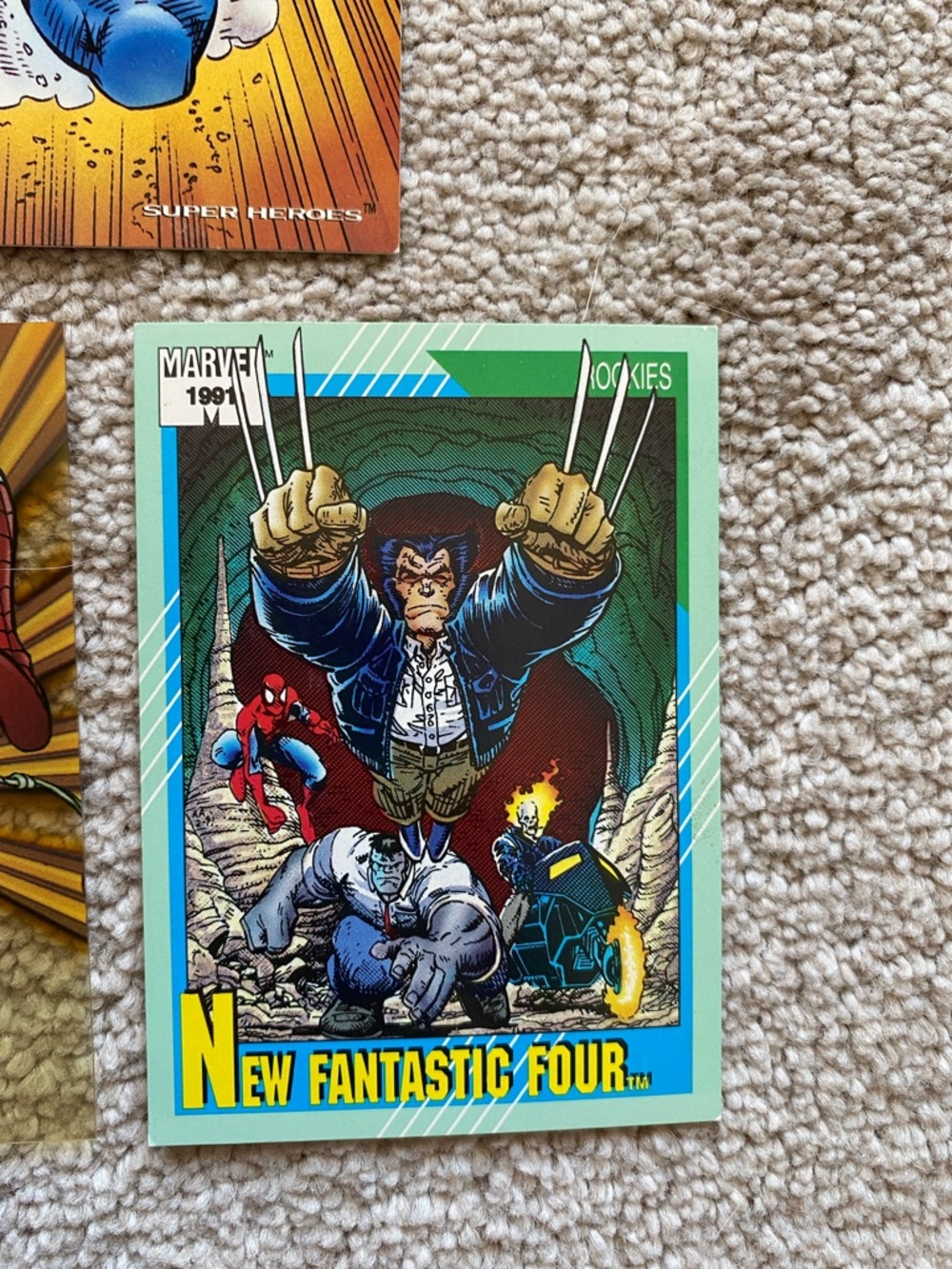 Vintage Random X-Men & Spider-Man Trading Cards Lot - Picture 5 of 9